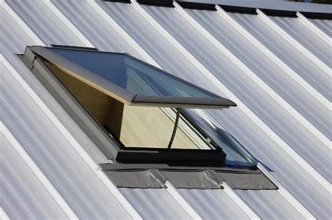 skylights for metal roofs on house|flashing skylights on metal roof.